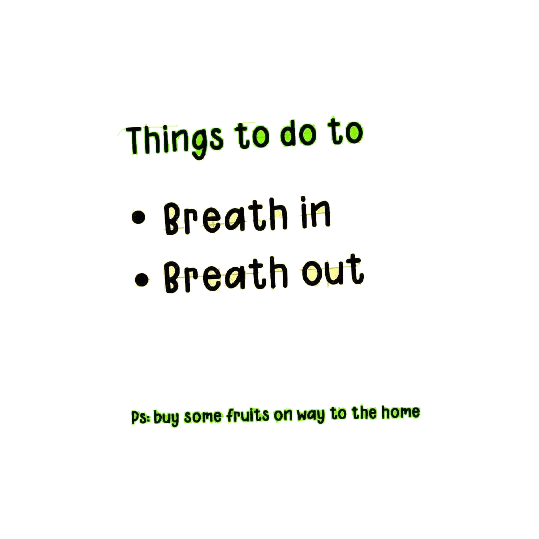 Thing to do today Sticker